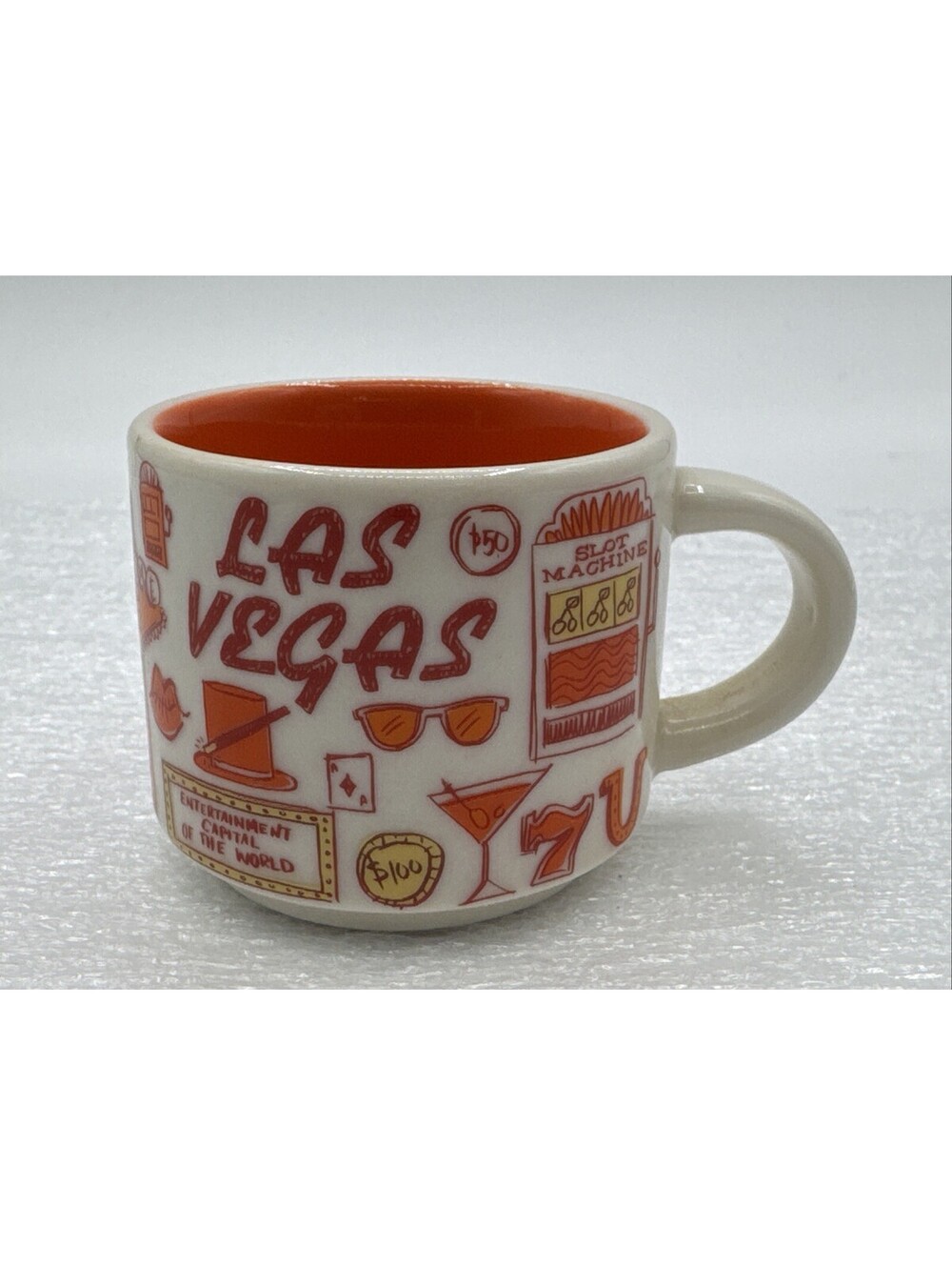 Starbucks Las Vegas Miniature Espresso Coffee Cup Been There Across Globe 2oz